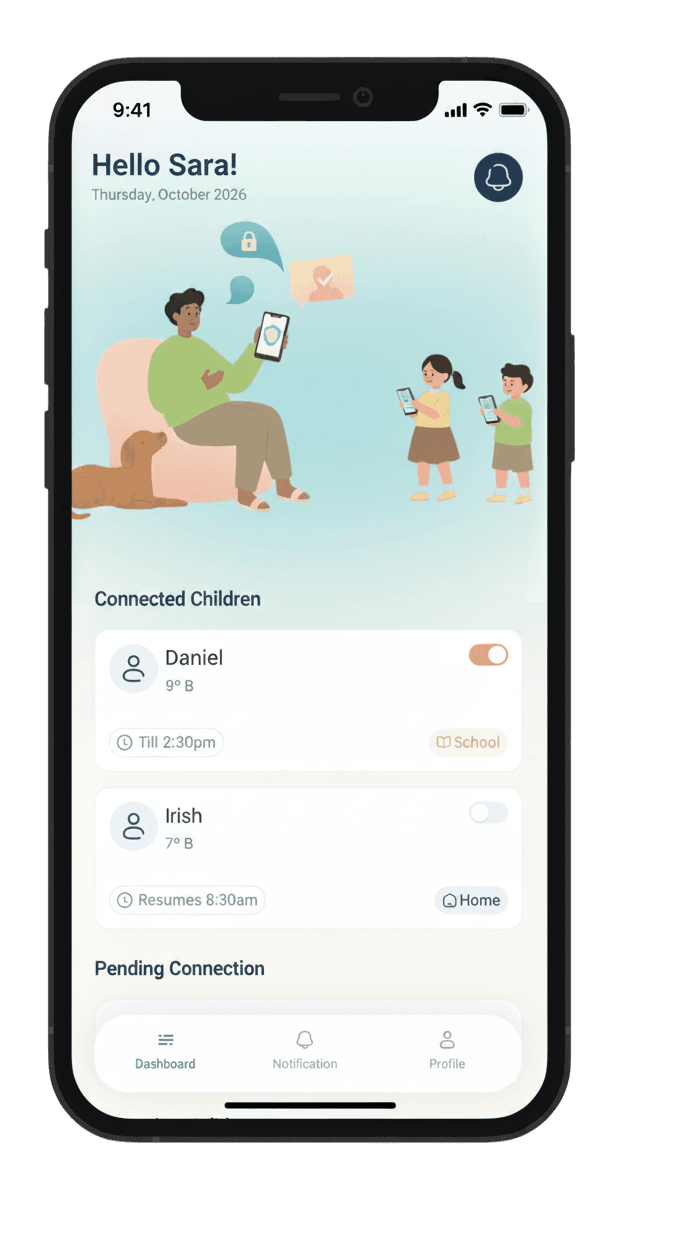 Parent app screenshot